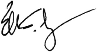 Air Products CEO Eduardo Menezes signature